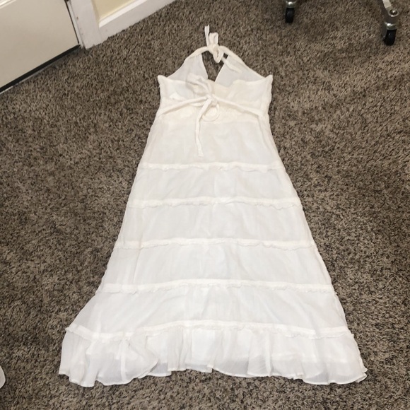 Anthropologie Odille Midi Dress Size XS White - Picture 4 of 7